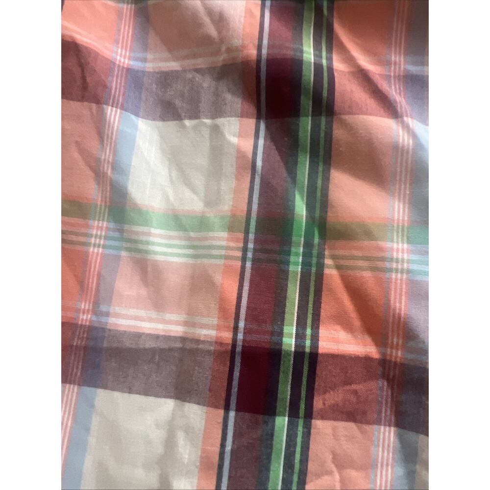 Foundry Supply Co Easy Care Shirt Men XLT Colorful Plaid SS Button Up Tall Skate - Picture 8 of 8